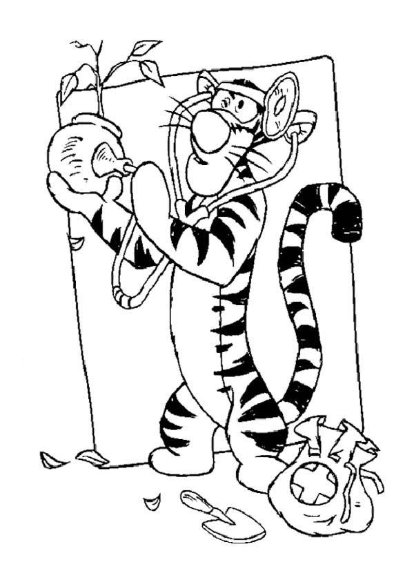 600x840 Best Winnie The Pooh Coloring Page Images On Tigger