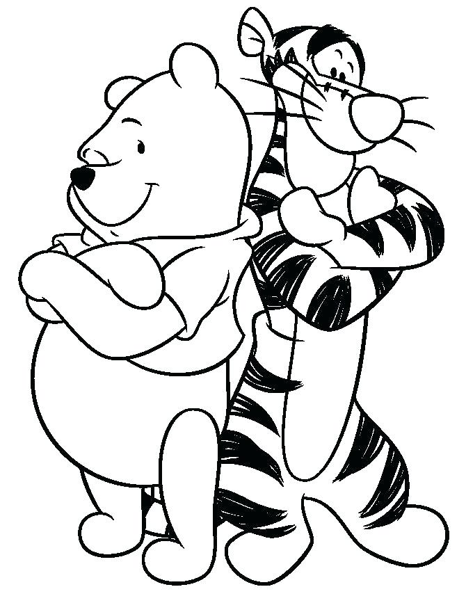 670x867 Winnie Pooh Coloring Pages Pooh Coloring Book And See