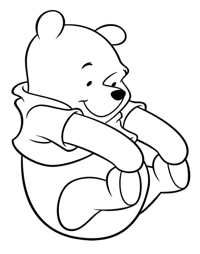 650x826 Coloring Pages Of Winnie The Pooh Cutest The Pooh Coloring Page