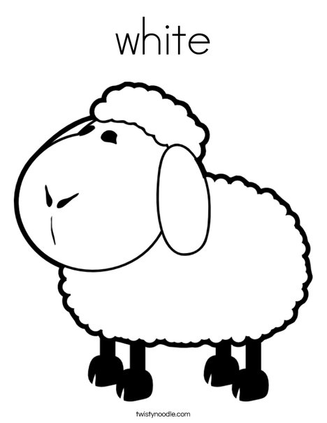 468x605 White Coloring Page