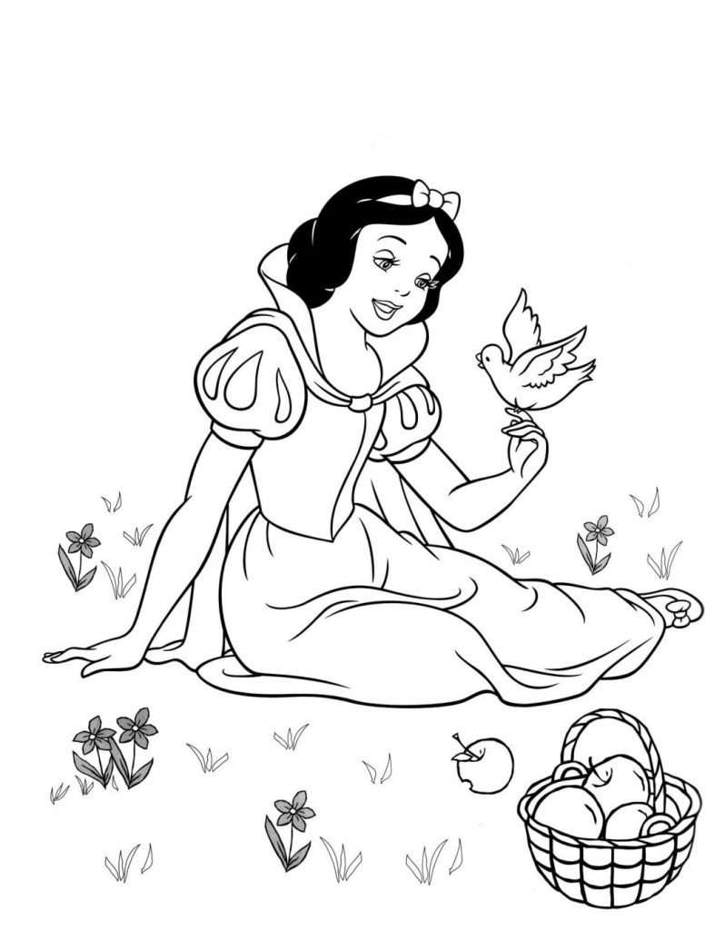 776x1024 Coloring Pages And Coloring Books Snow White Coloring Book