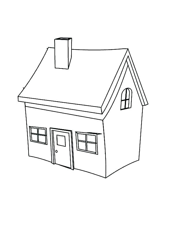 600x782 The White House Coloring Page