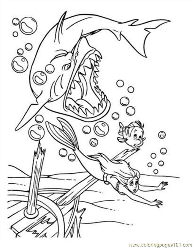 650x834 Shark Coloring Page Coloring Page
