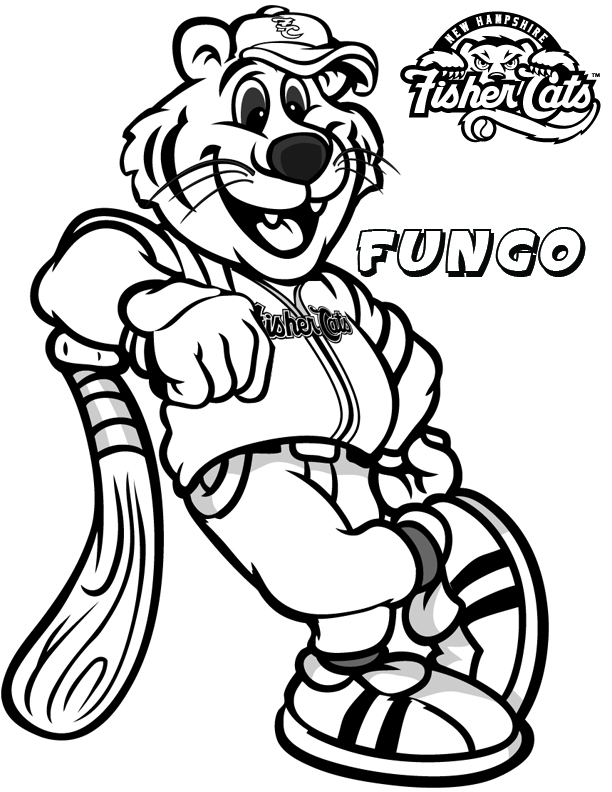 612x792 Coloring Pages New Hampshire Fisher Cats For Kids