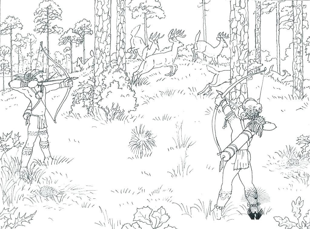 1024x757 Duck Hunting Coloring Pages Realistic Whitetail Deer Coloring