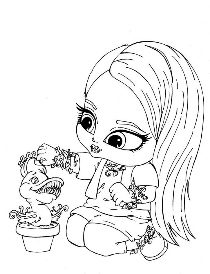 688x900 Monster High Coloring Pages Fun Time