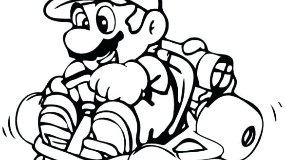 585x329 Super Mario Bros Coloring Sheets Super Bros Coloring Pages