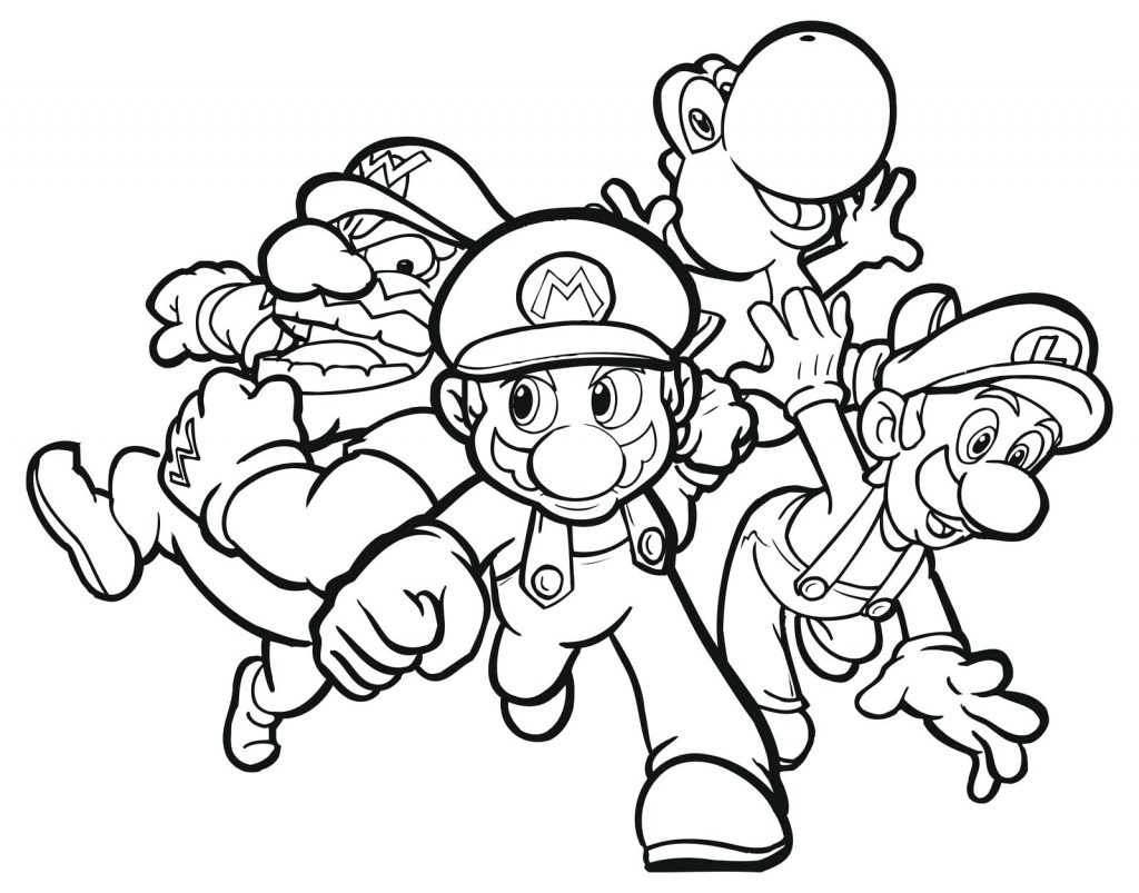 1024x803 Coloring Pages Mario Kart Coloring Pages Download Super Wii