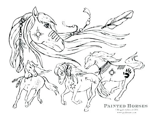 500x386 Horses Coloring Page Cute Horse Coloring Pages Paint Horse