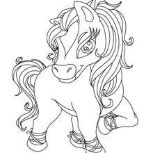 220x220 Wild Horse Coloring Pages