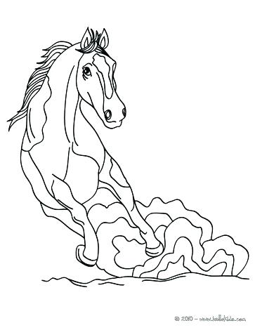 363x470 Horse Coloring Pages Free