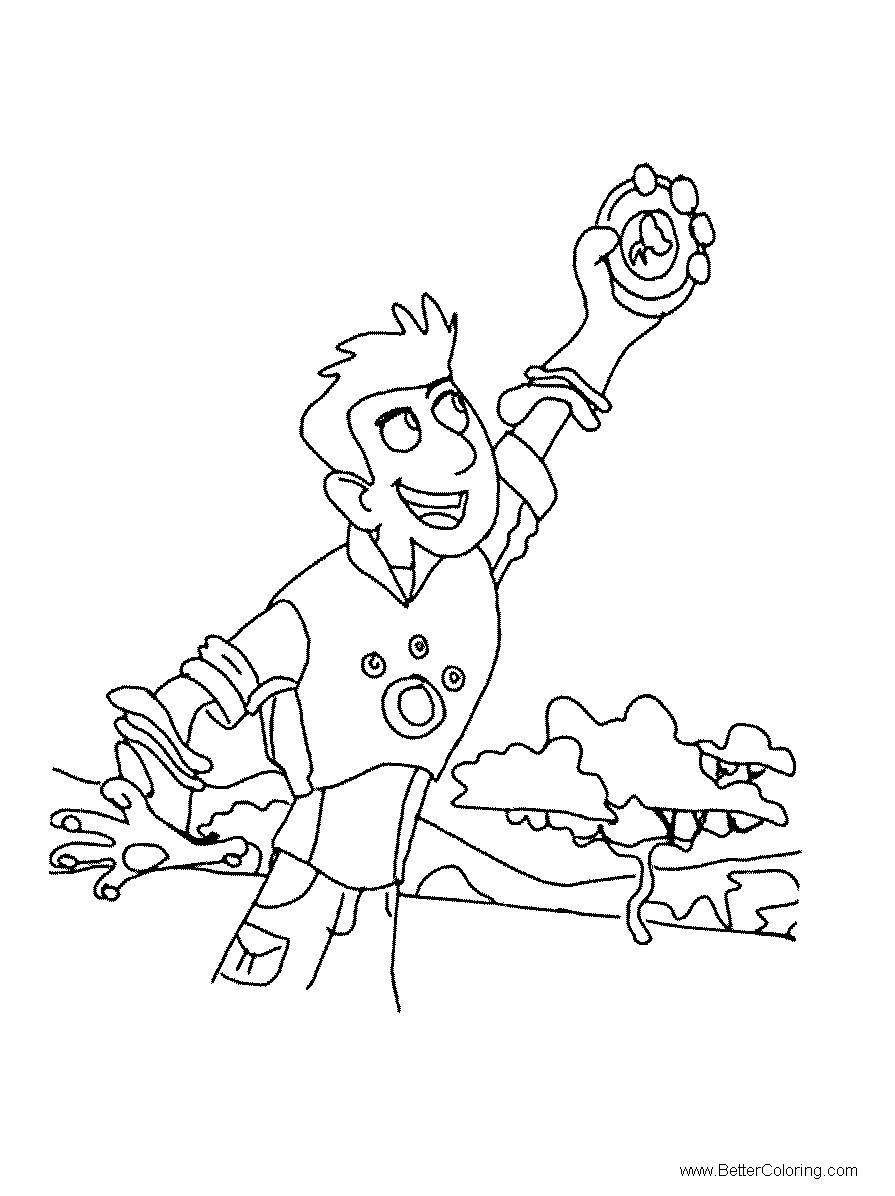 895x1196 Wild Kratts Coloring Pages
