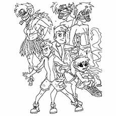230x230 Wild Kratts Coloring Pages