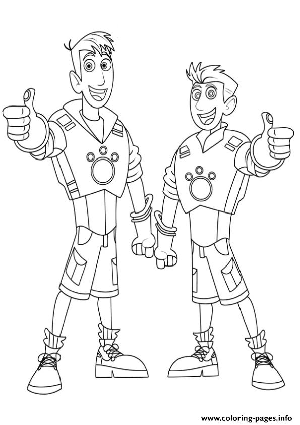 595x842 Wild Kratts Brother Coloring Pages Coloring Pages Printable