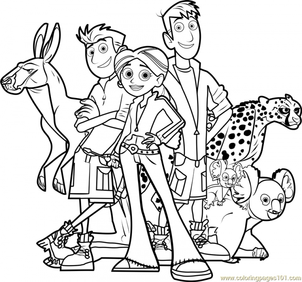 960x897 Get This Wild Kratts Coloring Pages Online Wild Kratts