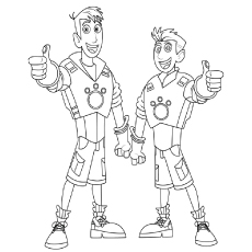 230x230 Wild Kratts Coloring Pages