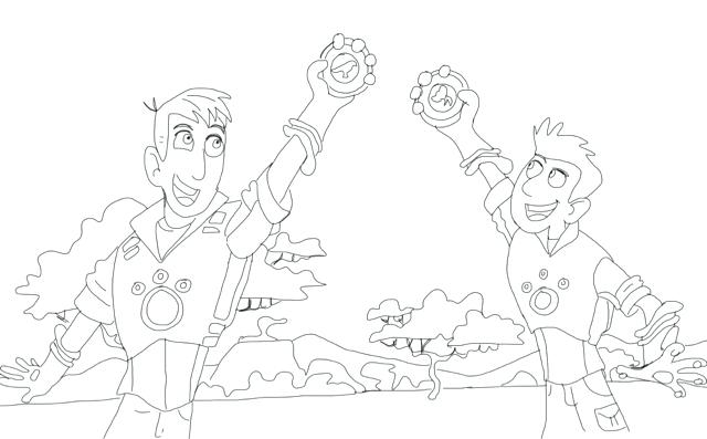 640x397 Wild Kratts Coloring Sheets This Is Wild Coloring Pages To Print