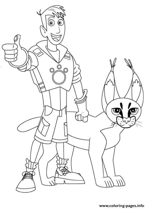 595x842 Wild Kratts Coloring Pages