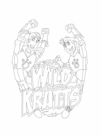 360x480 Wild Kratts Coloring Pages Printable Birthday Parties