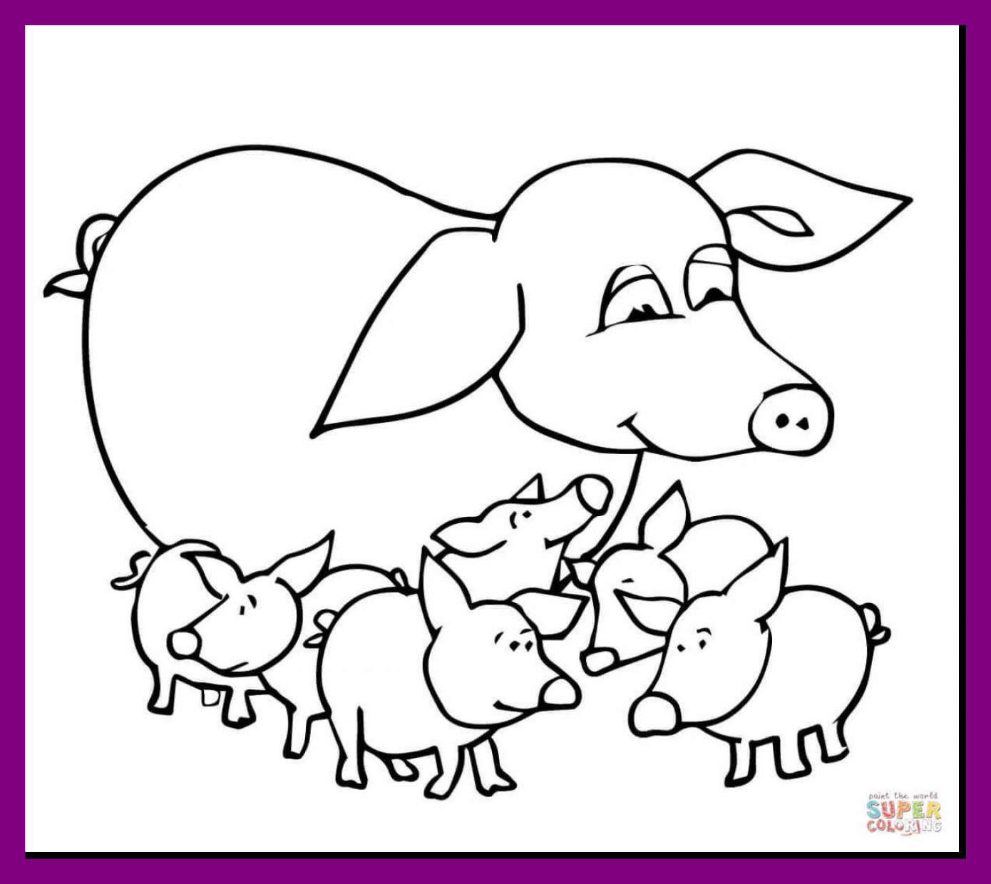 1390x1240 Shocking Brilliant Wild Pig Coloring Pages With Pict Of Styles