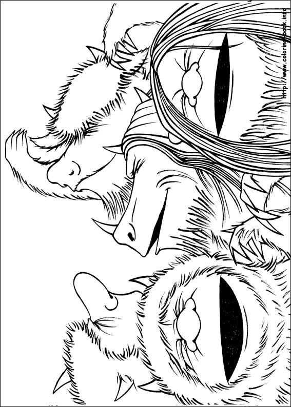 567x794 Where The Wild Things Are' Beasts Coloring Page Coloring Pages
