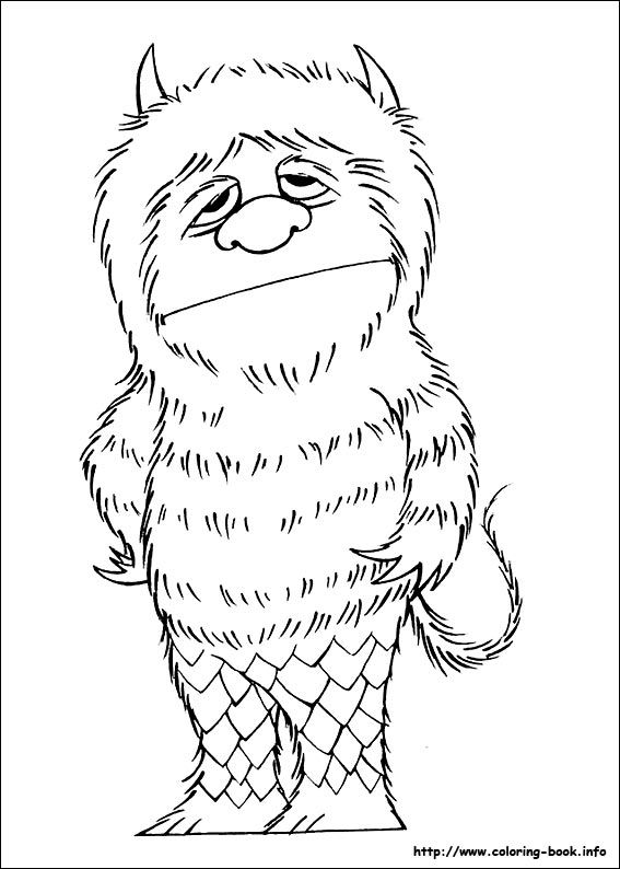 567x794 Where The Wild Things Are Coloring Page For Kids Coloring Pages