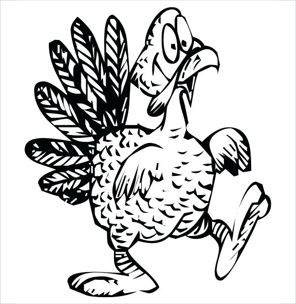 600x617 Coloring Pages Of A Turkey Printable Turkey Maze Coloring Page