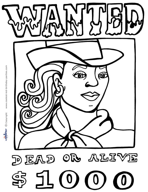 600x777 Most Interesting Western Coloring Pages Printable Wild West Page