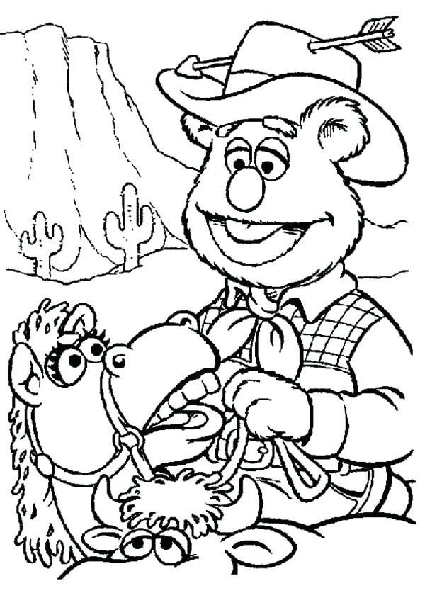 600x837 Old West Coloring Pages