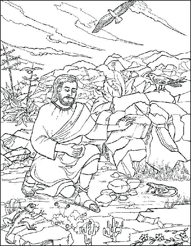 625x804 Jesus Overcomes Temptation Coloring Page Is Tempted In The Desert