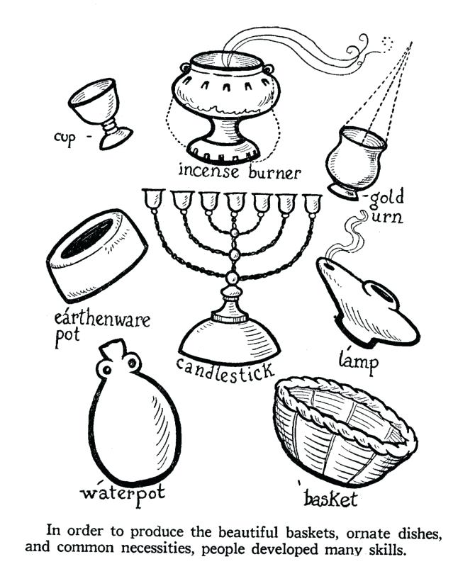 670x820 Tabernacle Coloring Pages Bible Bible Life And Times Coloring