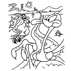 Wile E Coyote Coloring Pages at GetDrawings | Free download