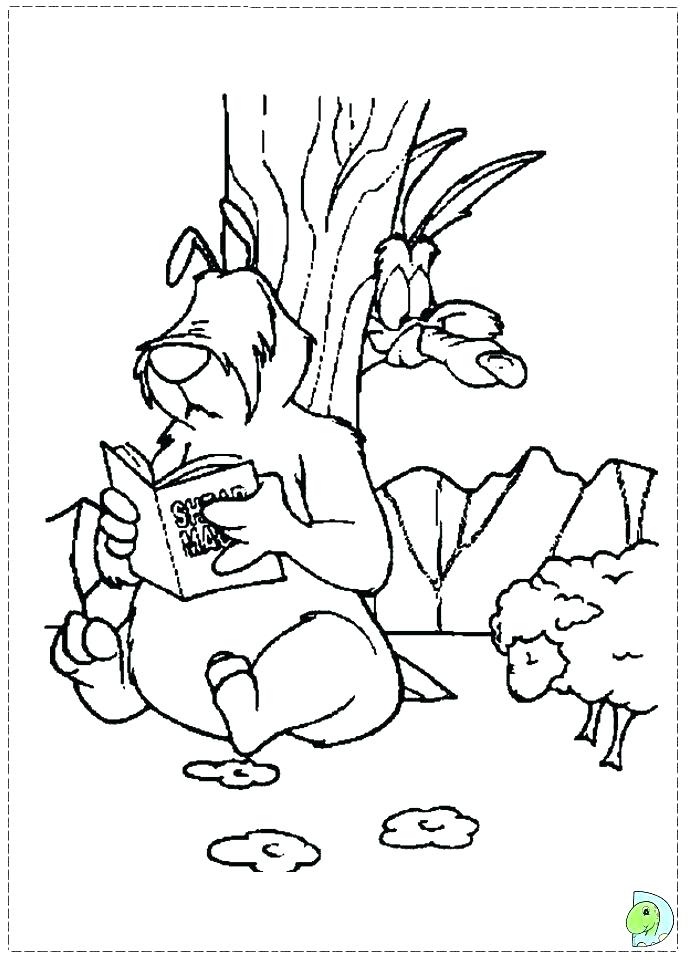 691x960 Wile E Coyote Coloring Pages Top Rated Coyote Coloring Page Images