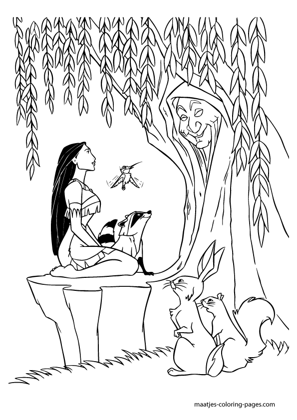 595x842 Pocahontas Introduces Smith To Grandmother Willow And Avoids Two