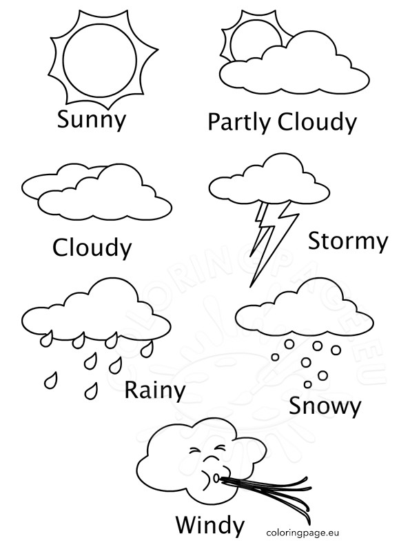 595x793 Top Weather Coloring Pages