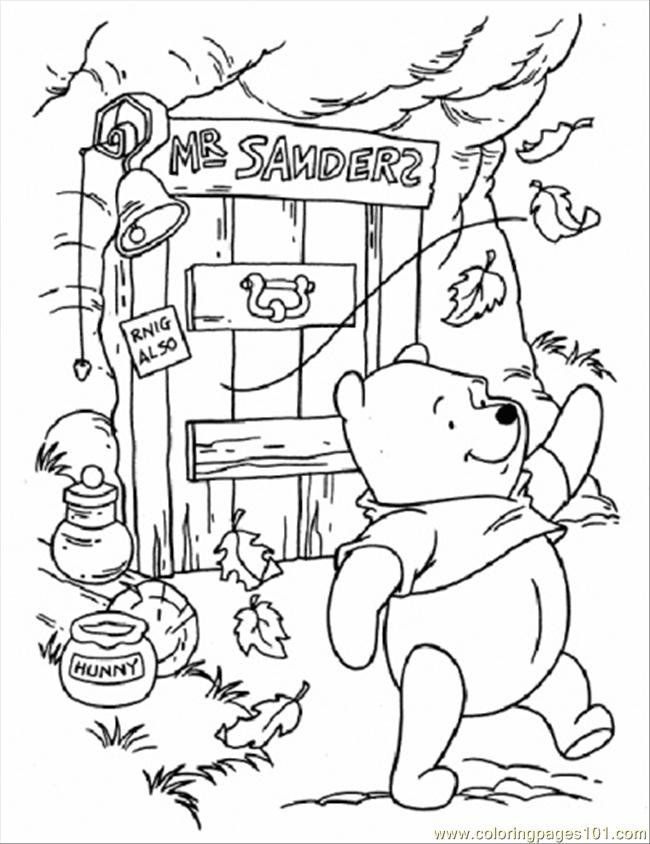 650x844 Free Coloring Autumn Day Free Printable Coloring Page Pooh