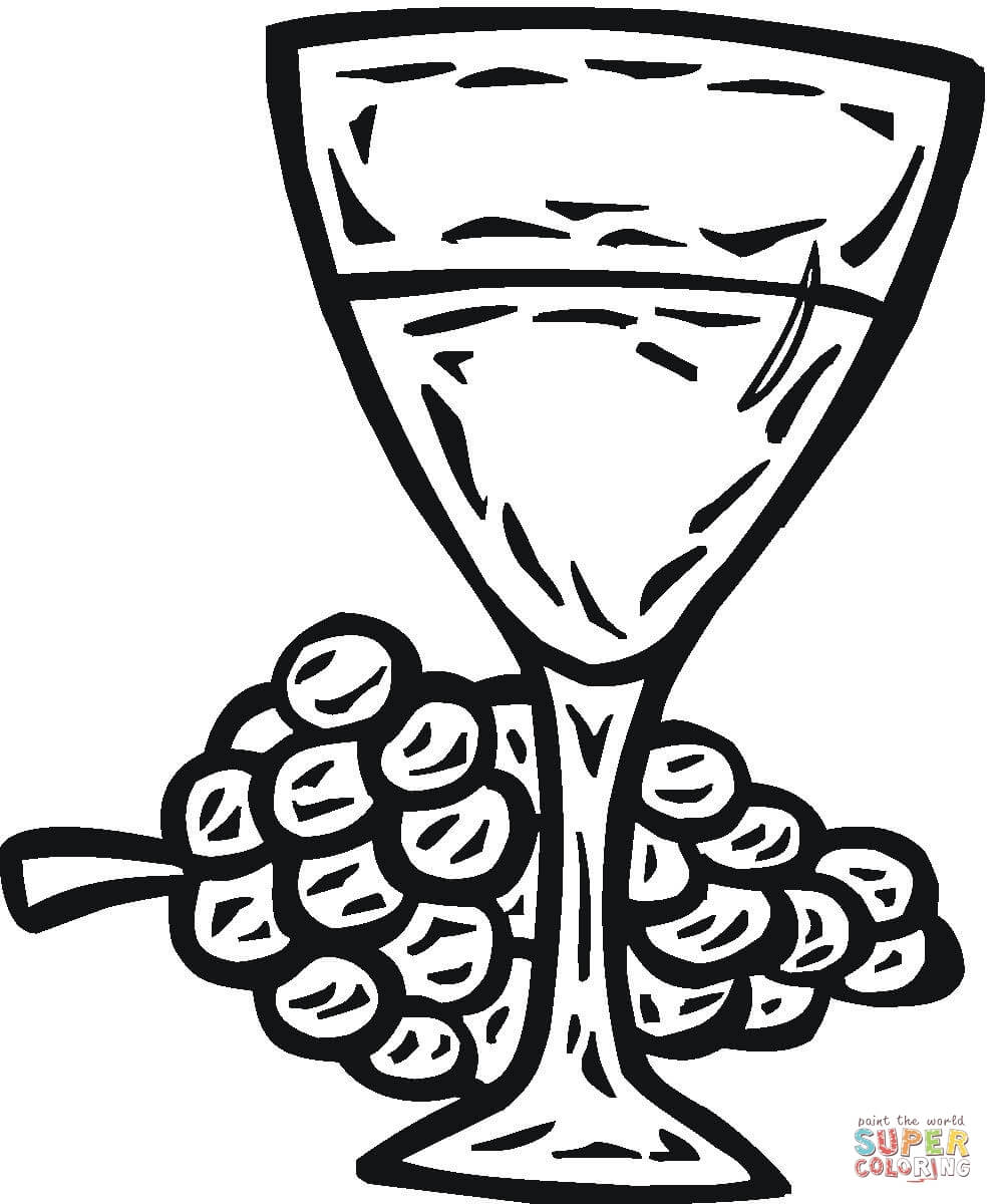 990x1200 Juice Coloring Pages Glass Of Wine Page