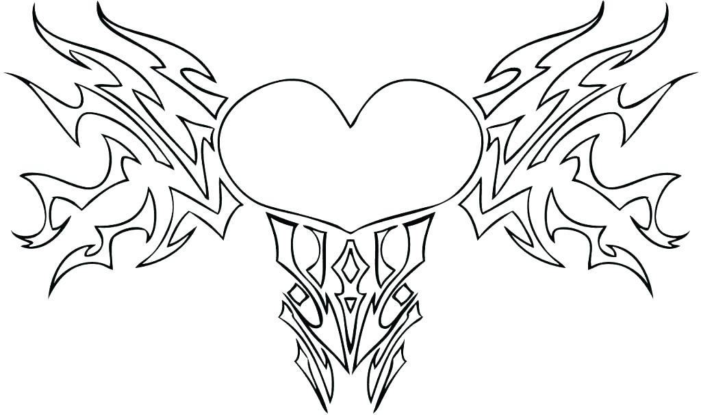 1024x607 Hearts With Wings Coloring Pages Wings Of Fire Coloring Pages Wing