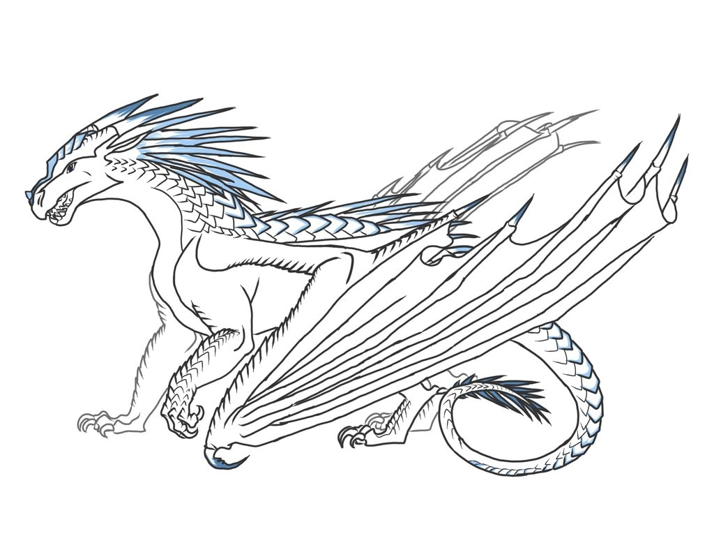 1024x768 Wings Of Fire Coloring Pages Elegant Wings Fire Rainwing Dragon