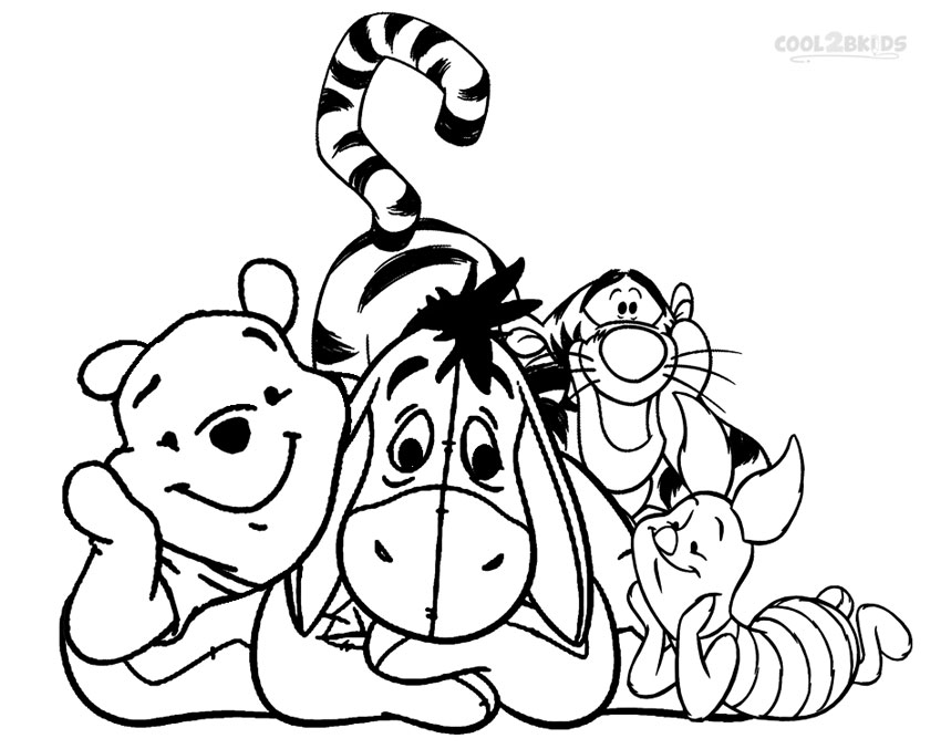 850x677 Printable Eeyore Coloring Pages For Kids