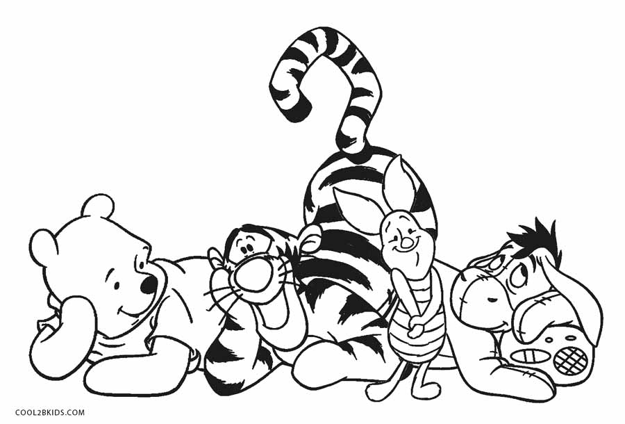 900x610 Free Printable Winnie The Pooh Coloring Pages For Kids