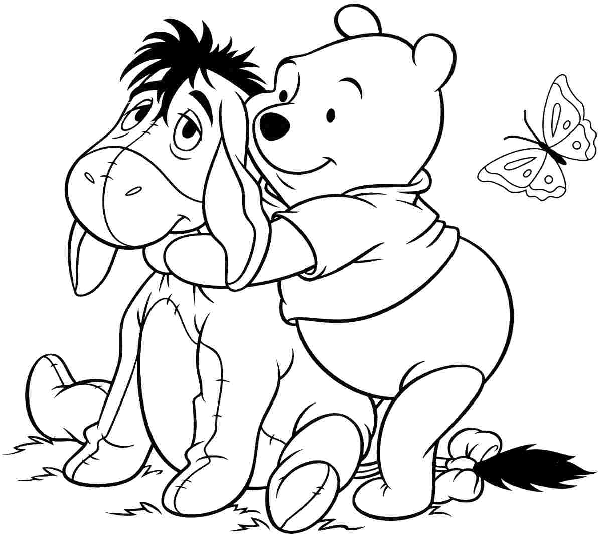 1200x1070 Coloring Pages Spectacular Winnie The Pooh Coloring Pages