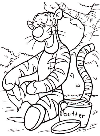 425x576 Kids N Coloring Pages Of Winnie The Pooh And Tigger