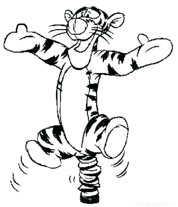 691x800 Tigger From Winnie The Pooh Coloring Pages