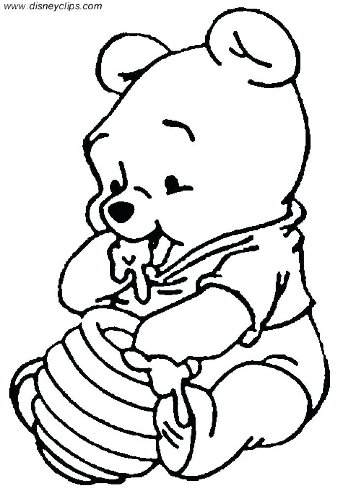 697x1024 Winnie The Pooh Birthday Coloring Pages