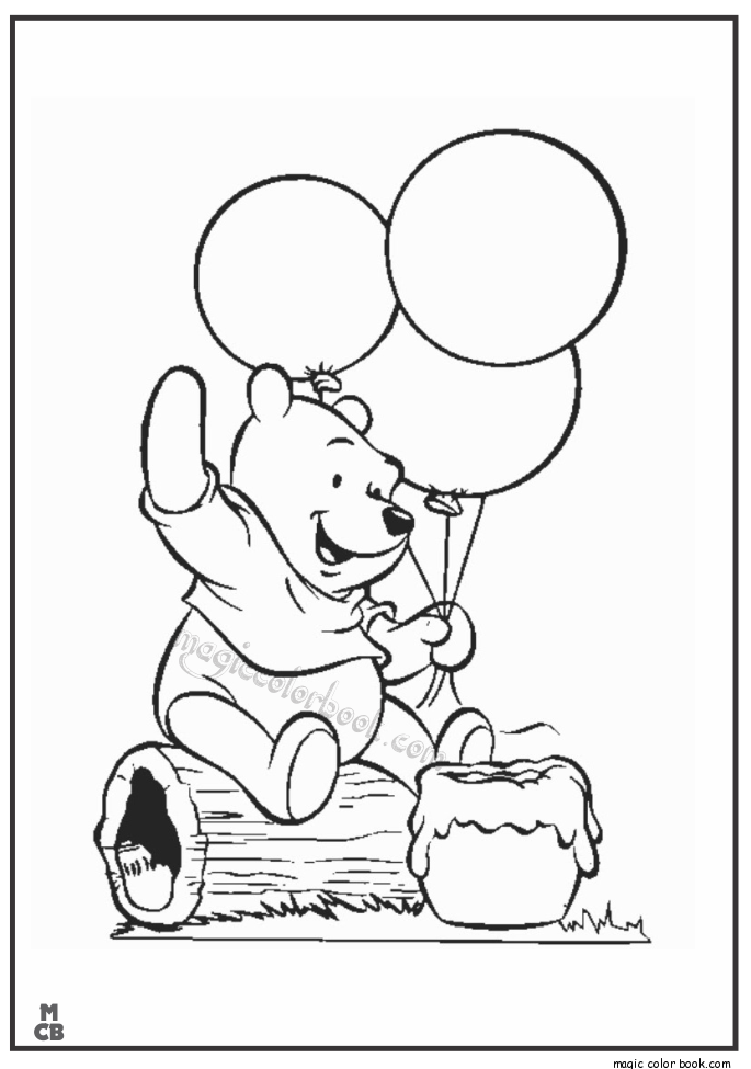685x975 Winnie The Pooh Birthday Coloring Pages