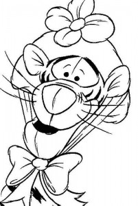 201x300 Winnie The Pooh Tiger Piglet Birthday Coloring Pages