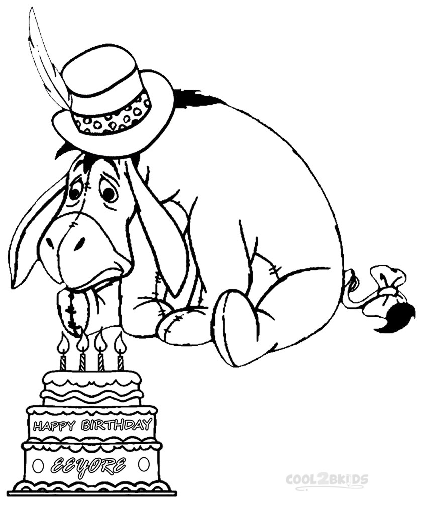 850x1009 Printable Eeyore Coloring Pages For Kids Winnie
