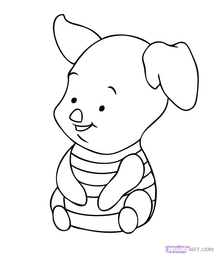 736x873 Winnie The Pooh Characters Coloring Pages Perfect Baby The Pooh
