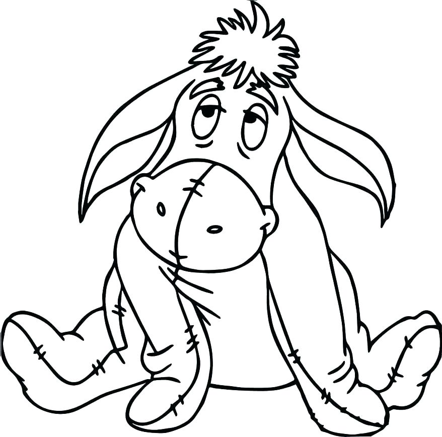 878x868 Winnie The Pooh Printable Coloring Pages The Pooh Characters